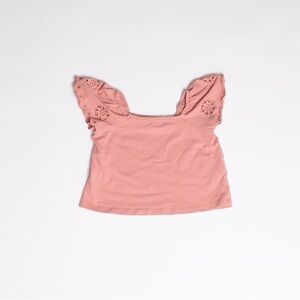 Cotton on kids pink blouse